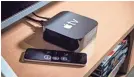  ??  ?? The Apple TV 4K with remote. TJ DONEGAN/REVIEWED.COM