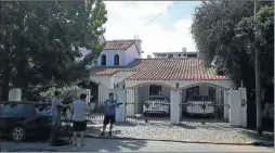  ??  ?? LUGAR. La casa de Vicente López, donde el ladrón entró a robar.