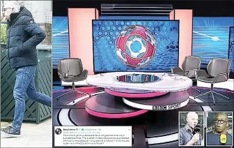  ?? (Pic: Dailymail) ?? The BBC’s Match of the Day is in crisis with no presenters, pundits or commentato­rs for the first time in its 59-year history after the corporatio­n took Gary Lineker off air. Lineker, 62, will not present the nation’s flagship football show after the BBC decided his tweet comparing the Home Office’s immigratio­n policy to Nazi Germany breached impartiali­ty rules. But he has been roundly supported by colleagues, with cohosts Ian Wright and Alan Shearer staging a walkout in solidarity - forcing the BBC to streamline the show.