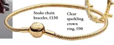  ?? ?? Snake chain bracelet, £150