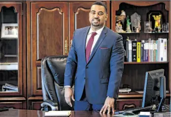  ?? Mark Mulligan / Staff photograph­er ?? After winning his election in 2018, Fort Bend District Attorney Brian Middleton became the first person of color to hold the office and the first Democrat to do so in 26 years.