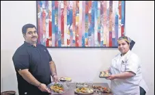  ?? ANSHUMAN POYREKAR/HT PHOTO ?? Chefs Arzaan Sabawalla (left) and Hooma Billimoria are the force behind ‘Gourmet at 35’.