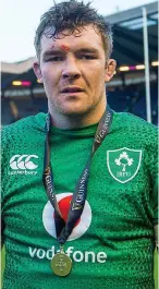  ??  ?? Rugby star: Peter O’Mahony