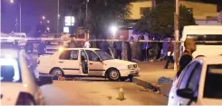  ?? PHANDO JIKELO | African News Agency (ANA) ?? A CRIME scene in Nyanga where three people were shot dead inside a vehicle parked about 200m from police station. |