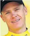  ??  ?? PACESETTER Chris Froome