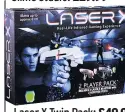  ??  ?? Laser X Twin Pack: £49.99