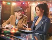  ?? ABC ?? Martin Mull and Gina Rodriguez in “Not Dead Yet.”