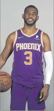  ?? FOTO: AP ?? Chris Paul, liderazgo para los Phoenix Suns