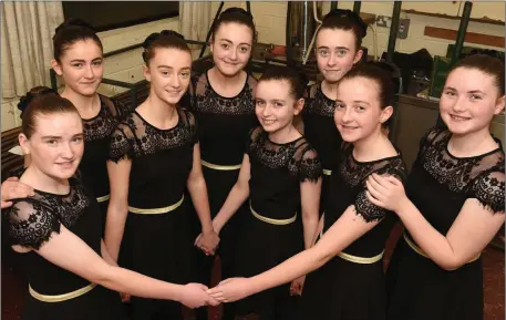  ??  ?? The Aghabullog­ue Set Dancers thrilled to win at the County Scór na nÓg Finals.