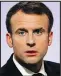  ??  ?? MACRON Breaks silence