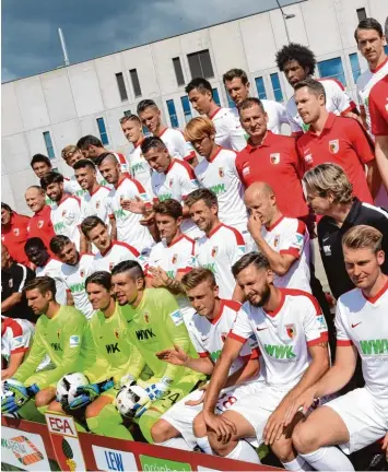  ?? Foto: Ulrich Wagner ?? Noch steht nicht fest, welche Spieler auf dem Mannschaft­sfoto der Saison 2017/18 sein werden.