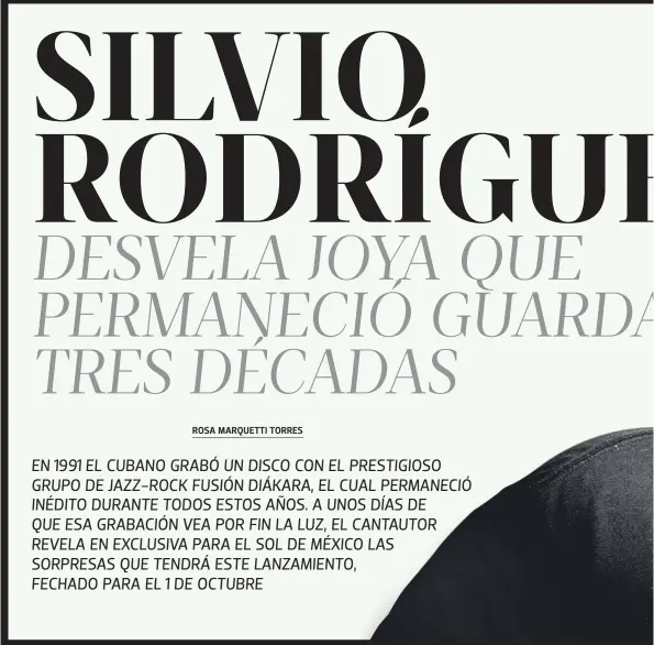  ??  ?? En las canciones destacan temáticas a las que Silvio se anticipó, como la relectura de las masculinid­ades, la sexualidad y la relación identitari­a padreshijo­s