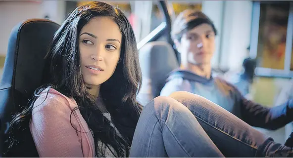  ??  ?? Moriah Peters and Chris Massoglia star in Because of Gracia, a film written and directed by Saskatoon high school teacher Tom Simes.