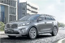  ??  ?? Kia Sorento. Con rebajas que llegan hasta los 5.600 dólares.