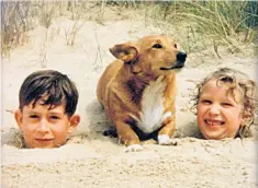  ??  ?? Prince Charles and Princess Anne, 1957. Now ‘the corgis have taken’ to Meghan Markle