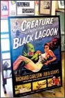  ?? Special to the Democrat-Gazette/
MARCIA SCHNEDLER ?? On display at the Hot Spring County Museum is a poster for the 1954 movie The Creature From the Black Lagoon.
It is signed by actress Julie (then Julia) Adams, who lived in Malvern while attending high school.