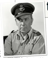  ?? ?? WAR HERO: Stuart’s great-grandad, Ronald Adam, later became an actor