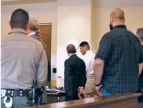 ?? JESSE MOYA/TAOS NEWS ?? Judge Sarah Backus declared a mistrial Wednesday in a kidnapping case against Cristian Orozco, 22.