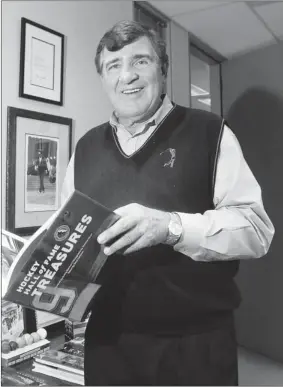  ?? MARIE-FRANCE COALLIER GAZETTE FILE PHOTO ?? Serge Savard has been hired by the Canadiens as an adviser in the search for a new general manager. But as the man who created the last two Canadiens Cup-winners in 1986 and 1993, Savard would be perfect for the job himself, Red Fisher writes.