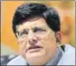  ?? MINT/FILE ?? Finance minister Piyush Goyal