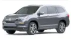  ??  ?? Honda Pilot Base price: $41,800. Nicely turned-out wagon is a top performer due to ride comfort and a powerful V-6.