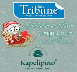  ?? PHOTOGRAPH COURTESY OF KAPELIPINO ?? KAPELIPINO partnered with Tindahan ni Tarsee bazaar in Ayala Malls Manila Bay to promote locally produced goods and encourage Filipinos to give businessme­n a platform to promote their businesses.