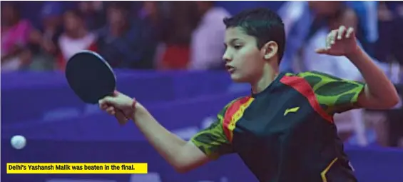  ??  ?? Delhi’s Yashansh Malik was beaten in the final.