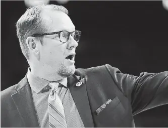  ?? ASSOCIATED PRESS FILE PHOTO ?? Toronto Raptors assistant Nick Nurse, pictured, replaces Dwayne Casey, who has signed to coach in Detroit.