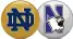  ??  ?? No. 3 Notre Dame (8-0, No. 4 CFP) at Northweste­rn (5-3) When: 7:15 p.m. EDT SaturdayTV: ESPN Line: Notre Dame by 91/2.Series record: Notre Dame leads 37-9-2.