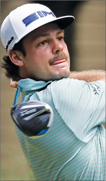  ?? GERRY BROOME/AP FILES ?? Doc Redman shot 35 in his first nine holes of the Rocket Mortgage Classic Thursday, but played his last nine in 30 to finish tied for the first-round lead.