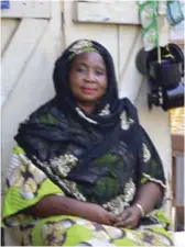  ??  ?? Alhaja Lola Usman, one of the beneficari­es of the Geep programme