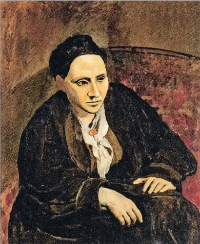  ?? . ?? El Retrato de Gertrude Stein es la pieza más importante de la exposición que prepara el Reina Sofía