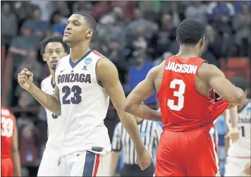  ?? OTTO KITSINGER — THE ASSOCIATED PRESS ?? Gonzaga guard Zach Norvell Jr. (23) was the key offensive force for the Bulldogs in their 90-84win over Ohio State.