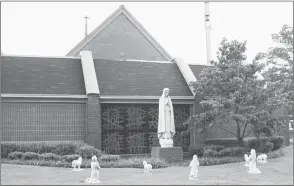  ?? Special to The Saline Courier ?? Our Lady of Fatima Catholic Church, is located at 900 W. Cross St. in Benton.the church is led by Father Paul Worm.