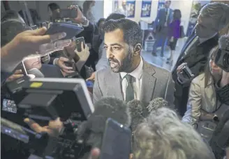  ?? PICTURE: JEFF J MITCHELL/GETTY IMAGES ?? Humza Yousaf has been First Minister of Scotland for just over a year