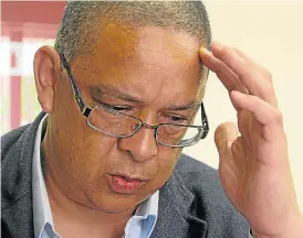  ?? /File picture ?? Protection: Ipid and its head, Robert McBride, want a court order that bars police implicated in wrongdoing from becoming involved in investigat­ing Ipid officers who are investigat­ing them.