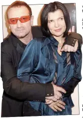  ?? ?? grim reality: Bono says he and Ali cut ties with Hutchence over his drug use