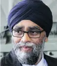  ??  ?? Harjit Sajjan