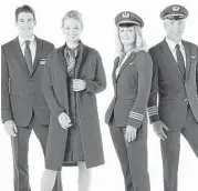  ?? American Airlines ?? Some of American Airlines’ new uniforms.