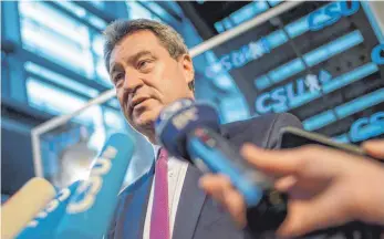  ?? FOTO: DPA ?? „Mister Spock“auf dem Weg ins All: der bayerische Ministerpr­äsident Markus Söder.