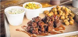  ?? COURTESY ?? 4 Rivers Smokehouse announced the addition of ‘Beyond Burnt Ends,’ a vegan option, to its menu.