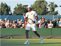  ??  ?? New ball game: Britain’s Heather Watson (right) punished herself by seeing the abuse after a defeat at Wimbledon, while Jay Clarke (above) and Madison Keys (below) have both called for action to prevent it