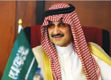  ??  ?? Prince Alwaleed bin Talal’s detention sent shockwaves through boardrooms around the world. (Shuttersto­ck)