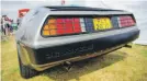  ??  ?? The DeLorean’s 40th birthday will be celebrated with a trackside display.