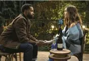  ?? AMAZON PRIME VIDEO ?? Jay Ellis and Alison Brie star in “Somebody I Used to Know,” from director Dave Franco.