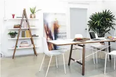  ??  ?? Article’s office furniture blurs the line between home and work. “The modern workspace is more flexible than ever before and office furniture needs to reflect that,” says its vice-president of creative and design. ARTICLE