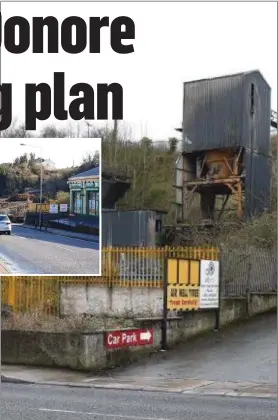  ??  ?? The old Roadstone plant and inset, the new look on the Donore Road.