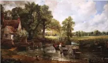  ??  ?? Brush with genius: Constable’s The Hay Wain