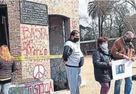  ?? GENTILEZA CAROLINA TEADI/ARCHIVO ?? ESCENA DEL CRIMEN. El lugar donde fue encontrado el cuerpo de la mujer.