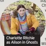  ??  ?? Charlotte Ritchie as Alison in Ghosts